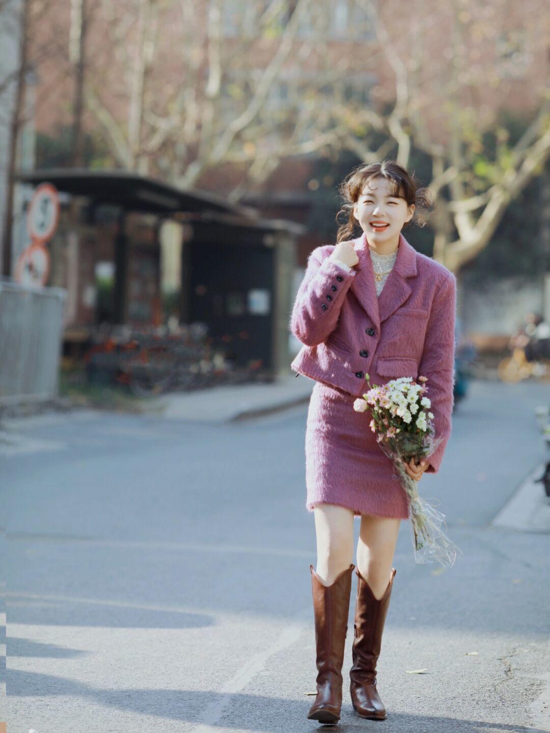 冬季 冬季穿搭没思路?快来试试这些“毛呢套装”,简约优雅还有气场