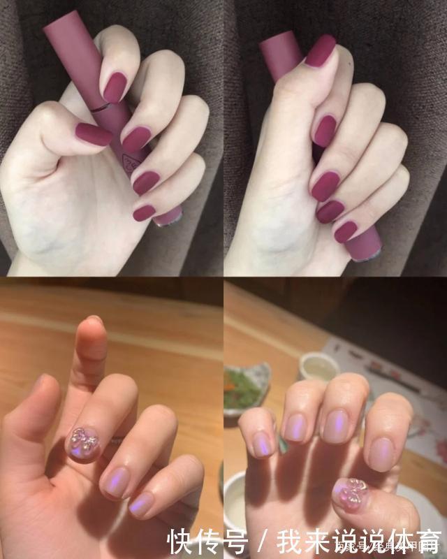指甲|高级感超强的磨砂美甲,显白又显气质,哪个仙女不爱呢