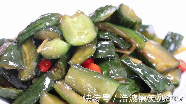 小米辣|原来腌黄瓜这么简单,一个小时就能吃,清脆开胃,放三个月不坏