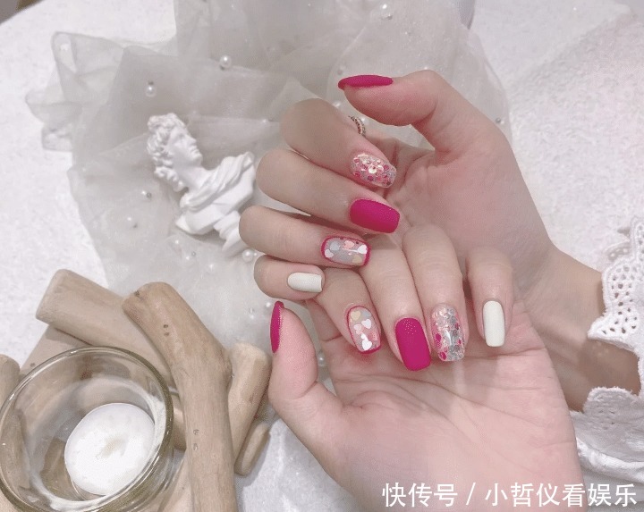 高级显白的磨砂美甲,喜欢磨砂的姐妹一定要看!