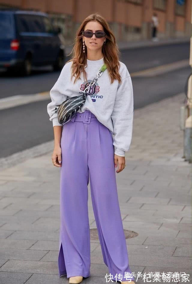阔腿裤 请脱下你的阔腿裤,太土!今年流行的是“云朵裤”,时髦又遮肉