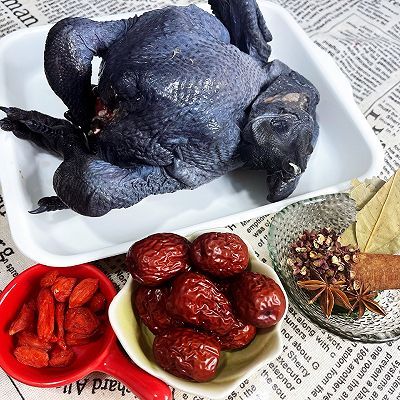 乌鸡汤|红枣枸杞乌鸡汤