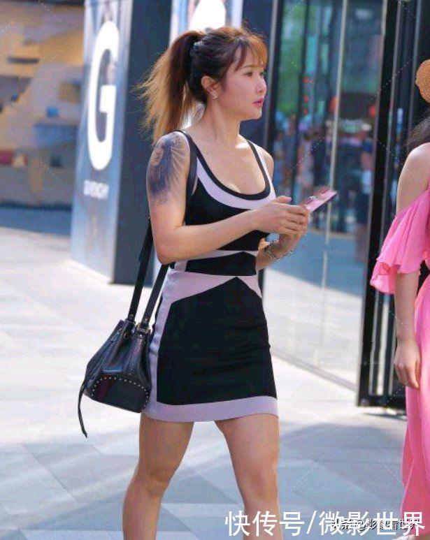 肩膀|吊带裙会选的美女，穿出了小女人和温柔美