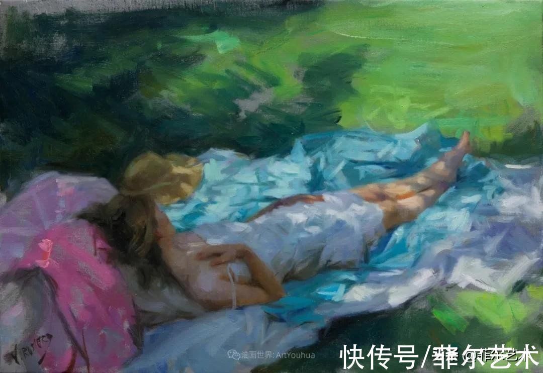 雷东多@婀娜多姿，美丽动人~西班牙画家维森特·罗梅罗·雷东多油画欣赏