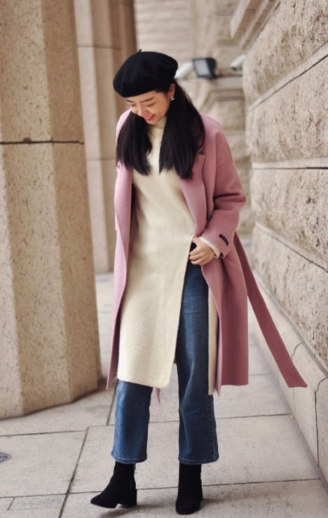 三木 论大衣穿搭我只服三木,这些搭配简洁利落又高级,优雅大气