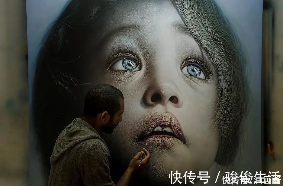 狂人@自称“狂人”的画家,画出极度写实的作品,照相机都被比下去了