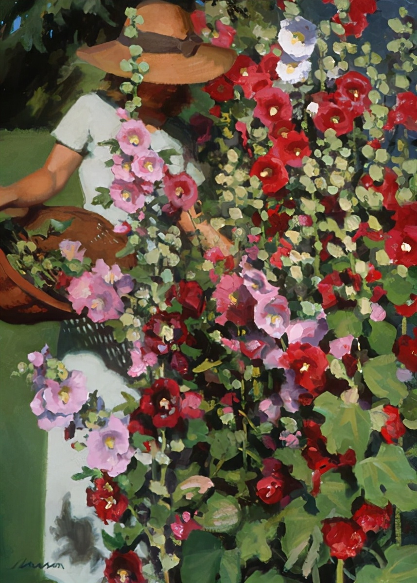 美国@美国画家Jeffrey T. Larson:田园诗般的生活人物油画