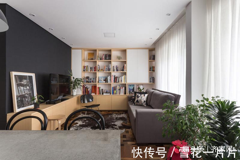 地中海|70平简约风,带有巴西的热情和爱!黑板墙设计,适合小朋友们学习