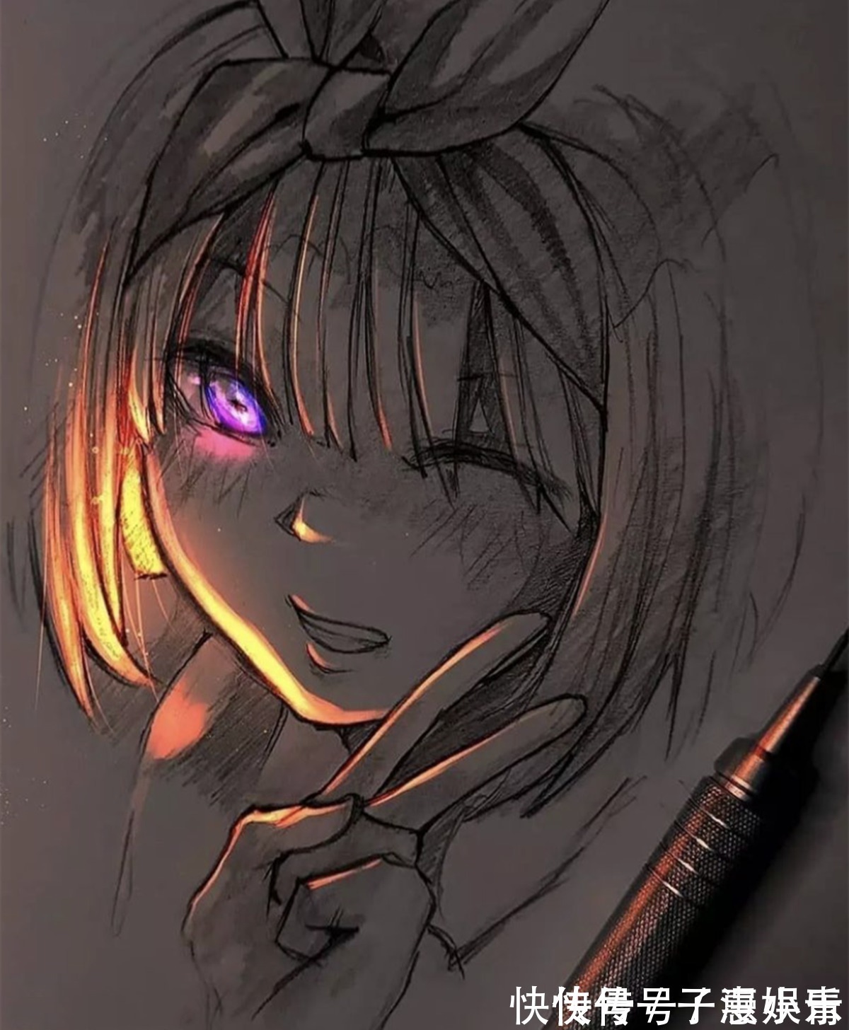 彩色!用荧光笔绘制出光照的效果,原来会画画是一件如此快乐的事情