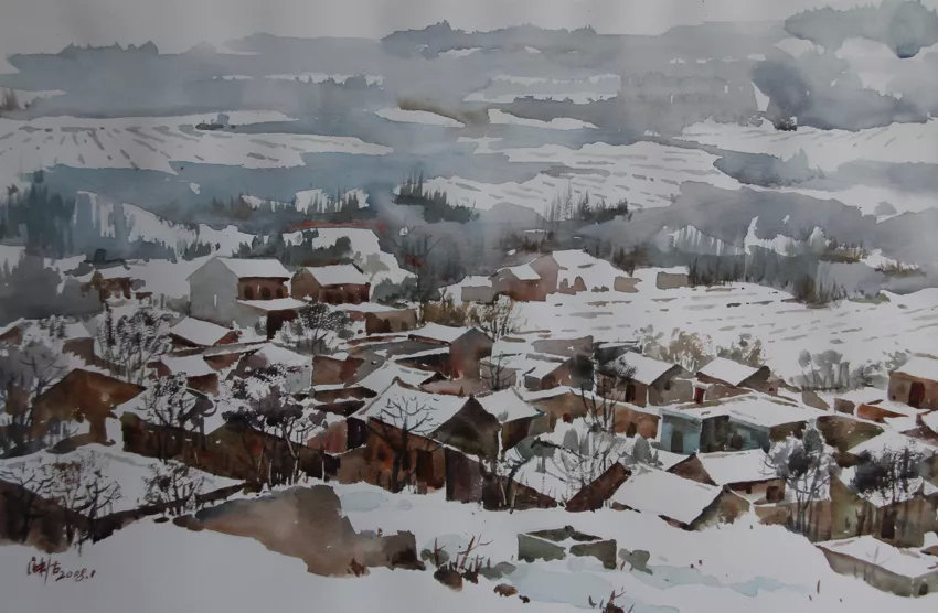 西安美术学院&[第七届庐山水彩节邀请嘉宾]段渊古艺术作品展