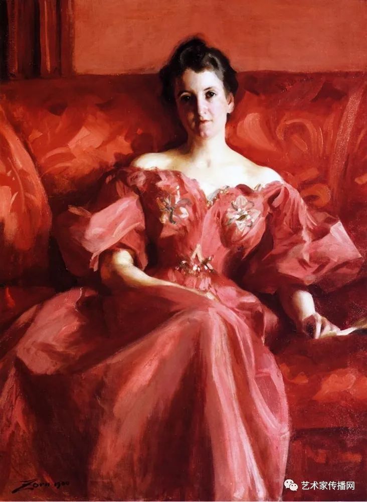 阿尔弗雷德|史蒂文斯 油画人物欣赏