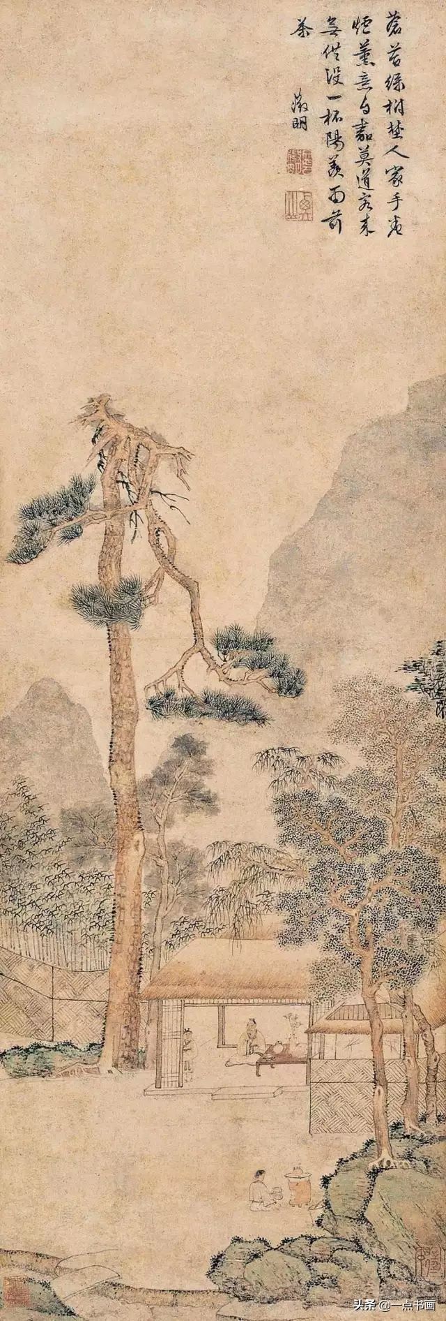 二湘图！清丽雅致——文徵明 国画欣赏