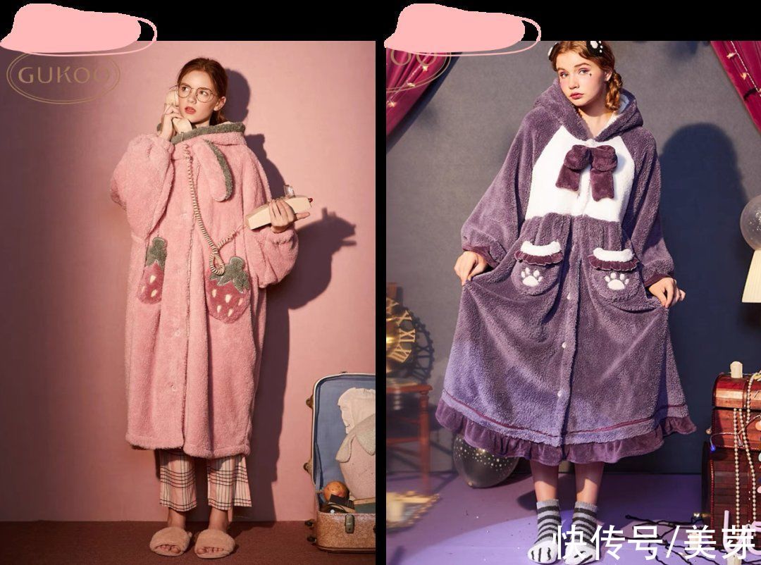 联名款|毛绒绒家居服来啦！秋冬必备的好看保暖