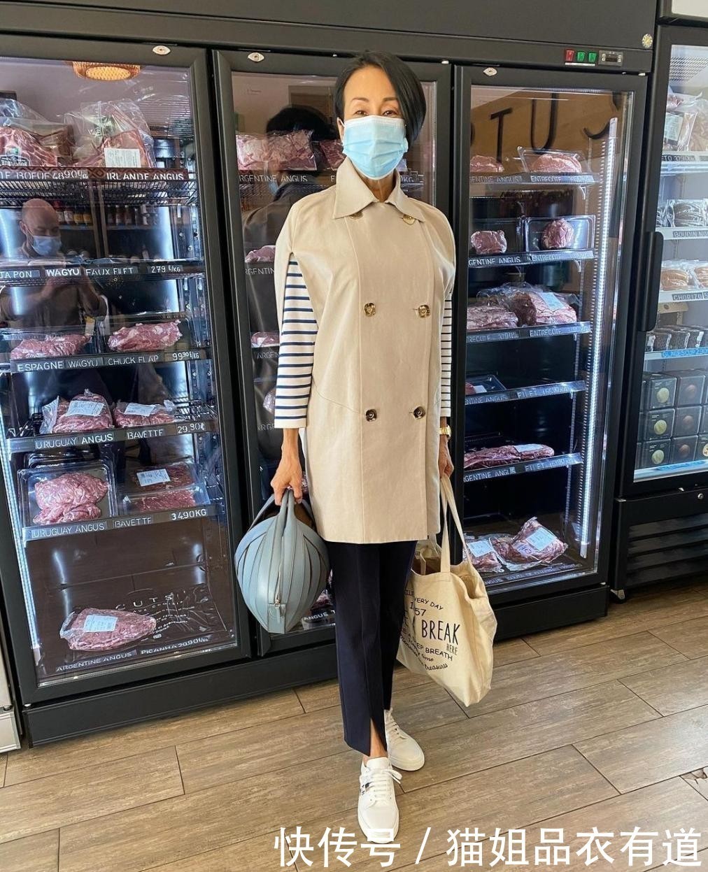 半裙 谁说53岁就是奶奶?看看这位大龄博主的优雅穿搭,揭露时髦真相