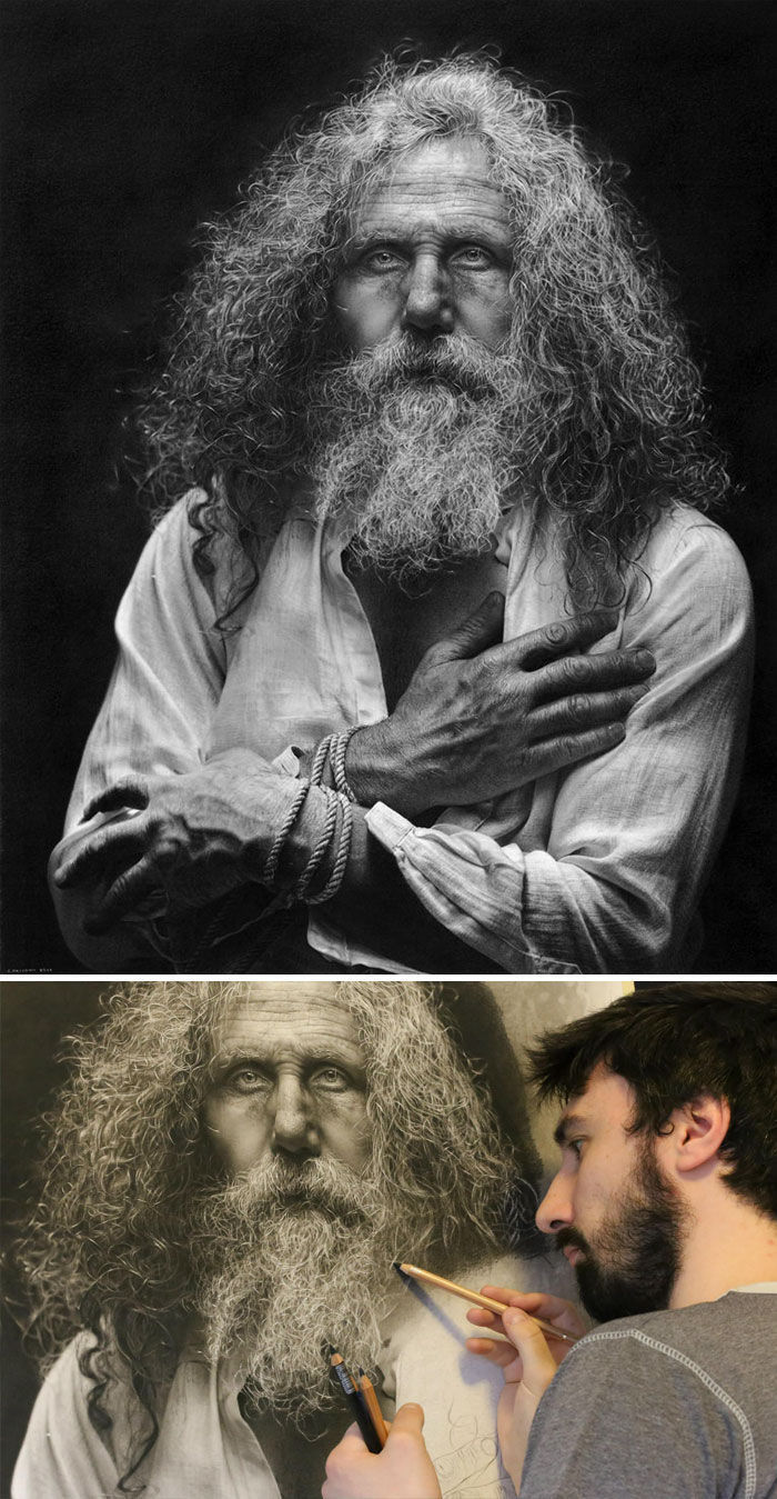 丹尼斯!乍一看是照片!60张“欺骗”眼睛的绘画,有这手艺还要相机干什么