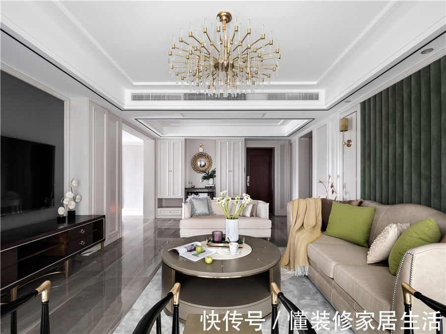 床头柜|2021年的装修能好看到什么样?21万打造浪漫优雅的四居法式轻奢风