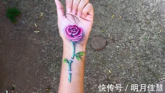 安塔奈克!手心里的3D绘画,比魔术表演还要精彩,打开手掌让人眼前一亮