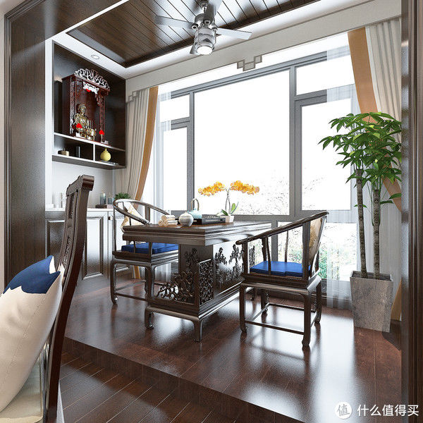 长沙|长沙夫妻130平米的新中式风格，客厅韵味十足，细节之处尽显品味