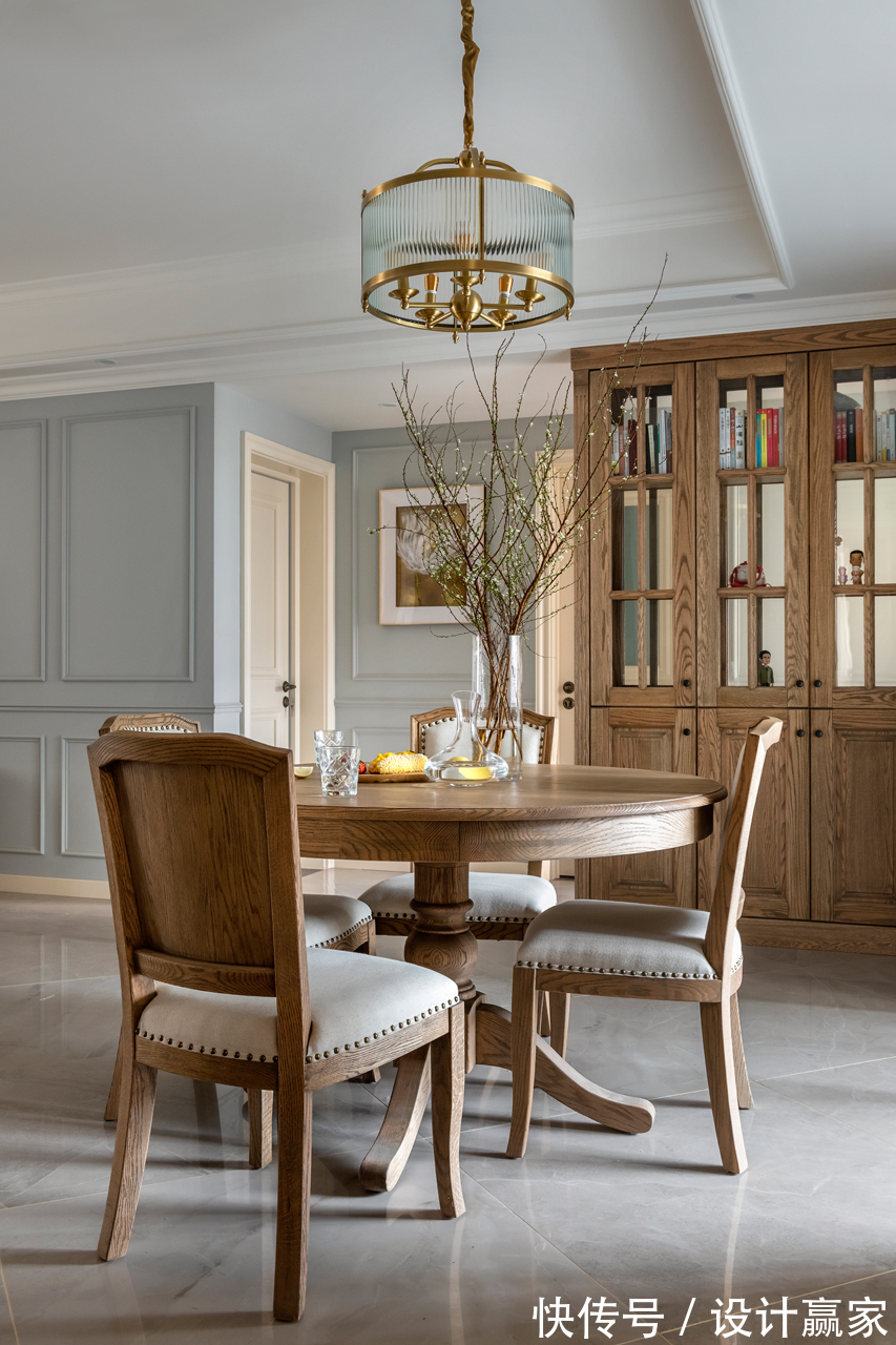 卫生间|120㎡原木自然风，经典美式贯穿其中，精致优雅大气