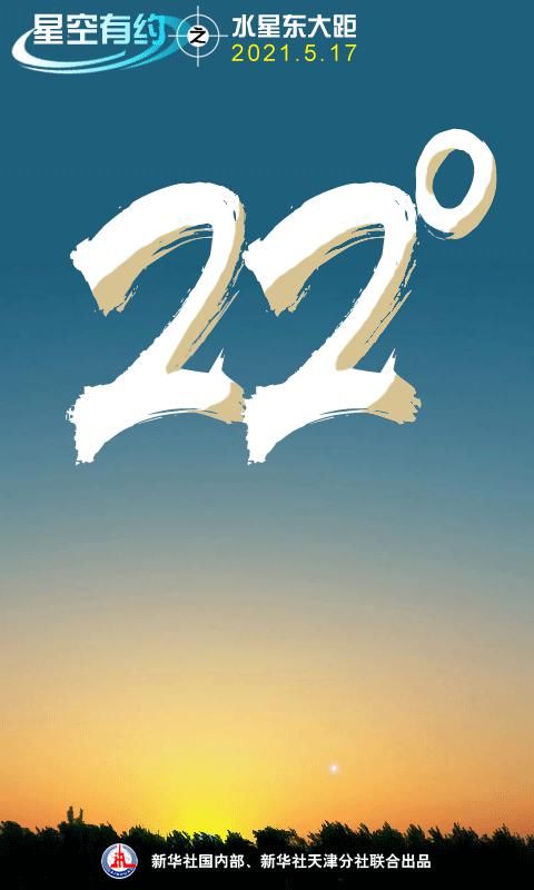 大距 水星17日迎来＂东大距＂，公众有望目睹＂辰星＂真容