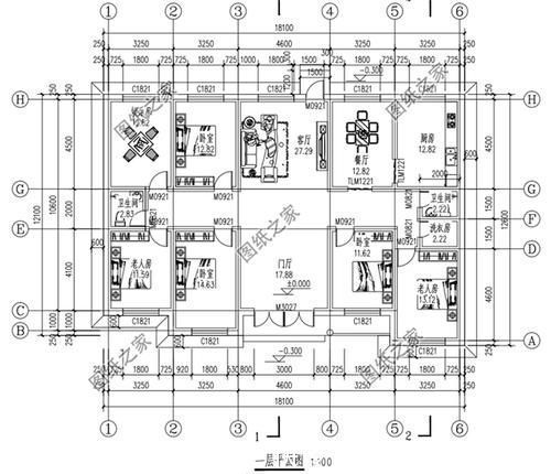 户型|一层自建房图纸，最后一款养老房的首选，图纸看完快收藏