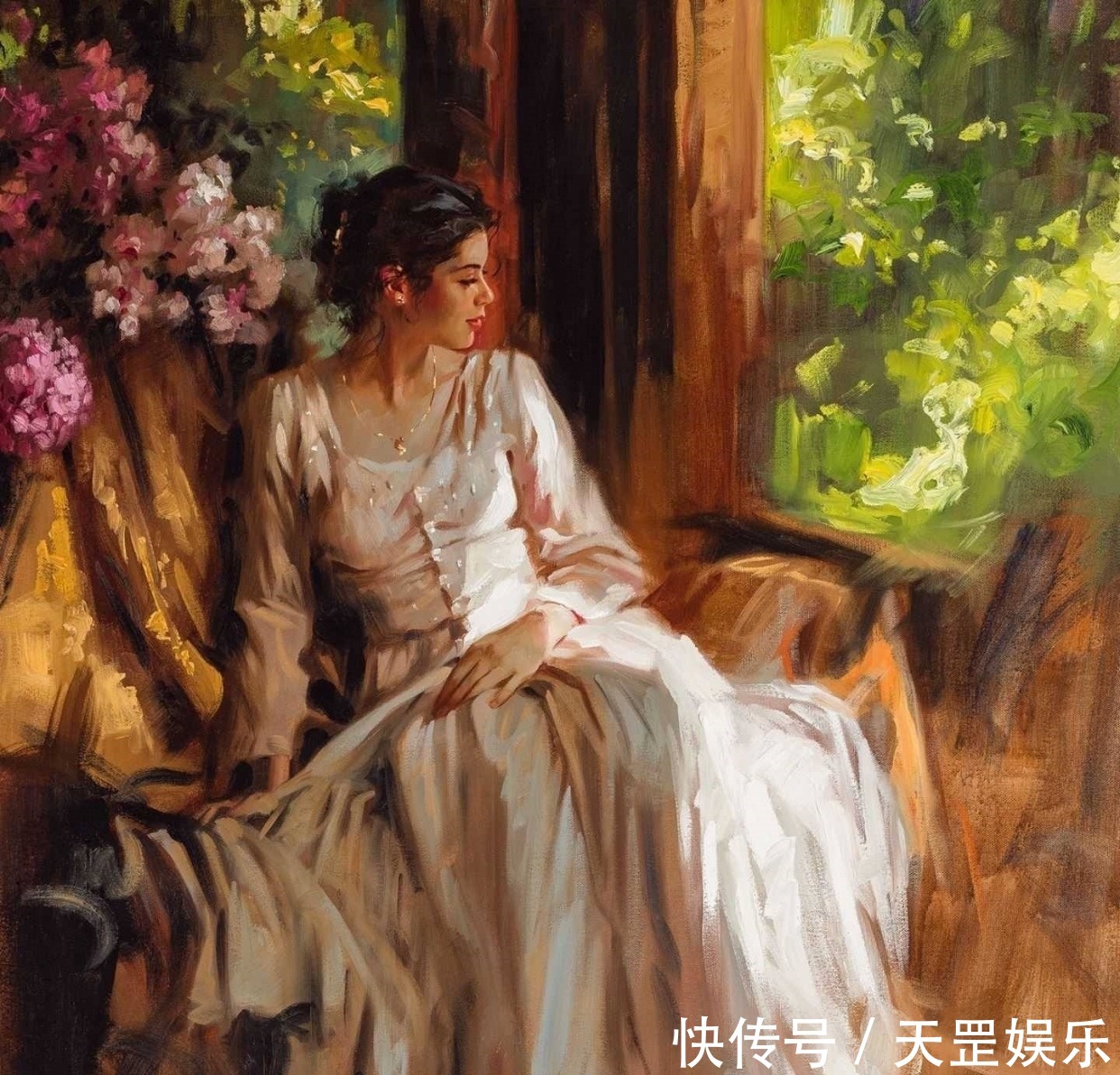 历史人物!明艳的色彩中迸发出唯美惊艳的女性魅力——擅画女人的约翰逊