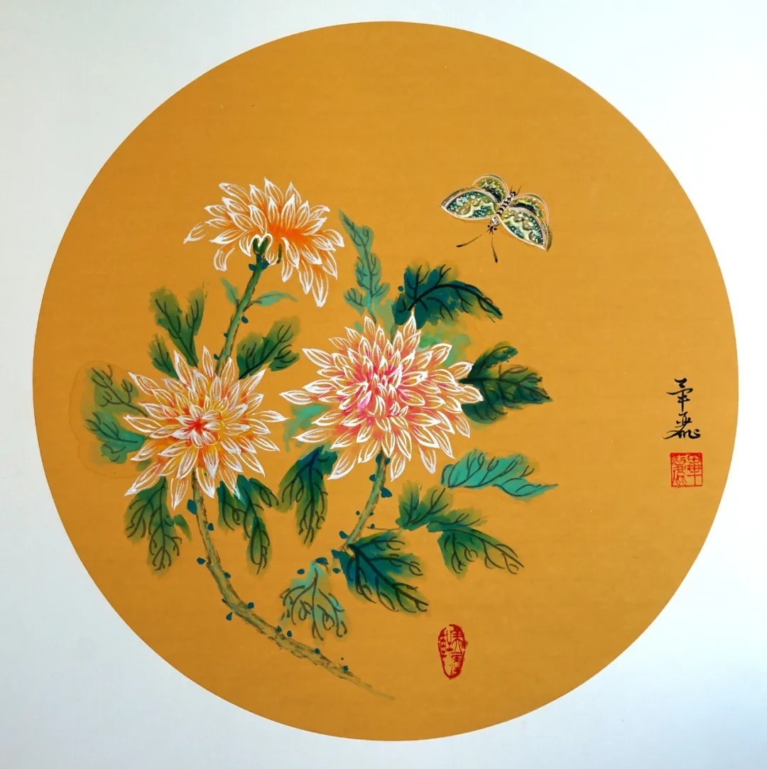 美国世界艺术家协会!艺术家毕丽国画作品赏析