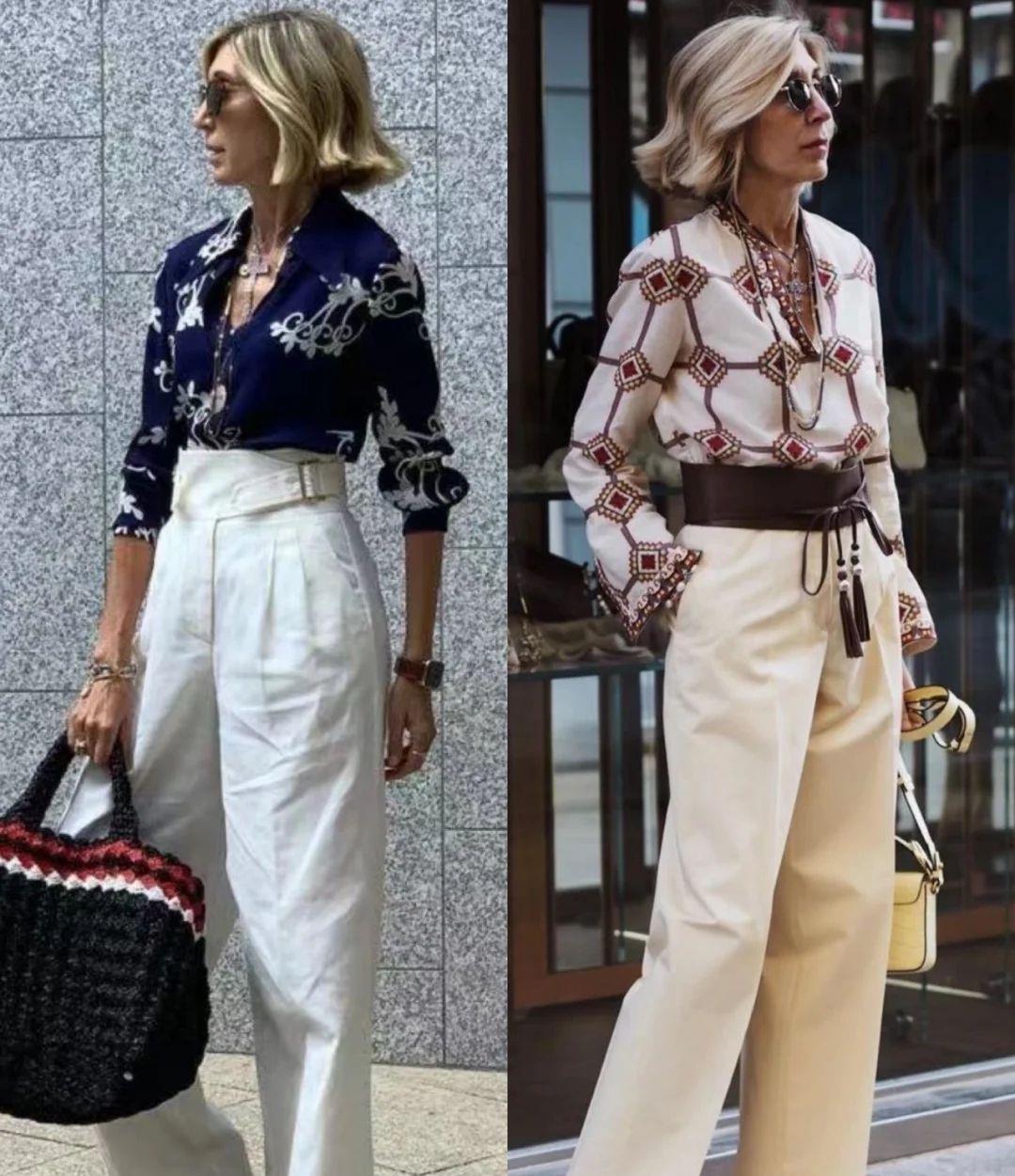 选长|40+职场女性的穿搭法则,4个原则,多套搭配,放在办公室穿美爆了