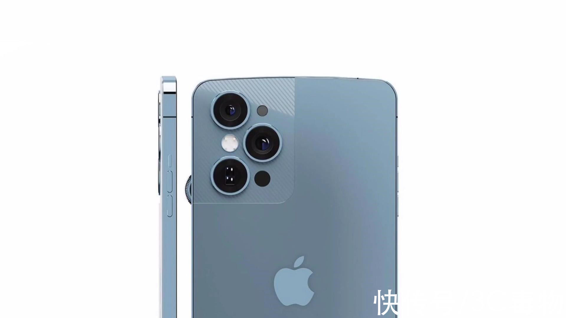 刘海屏|iPhone14ProMax渲染图：缩小刘海增加相机，滚轮键成为最大卖点