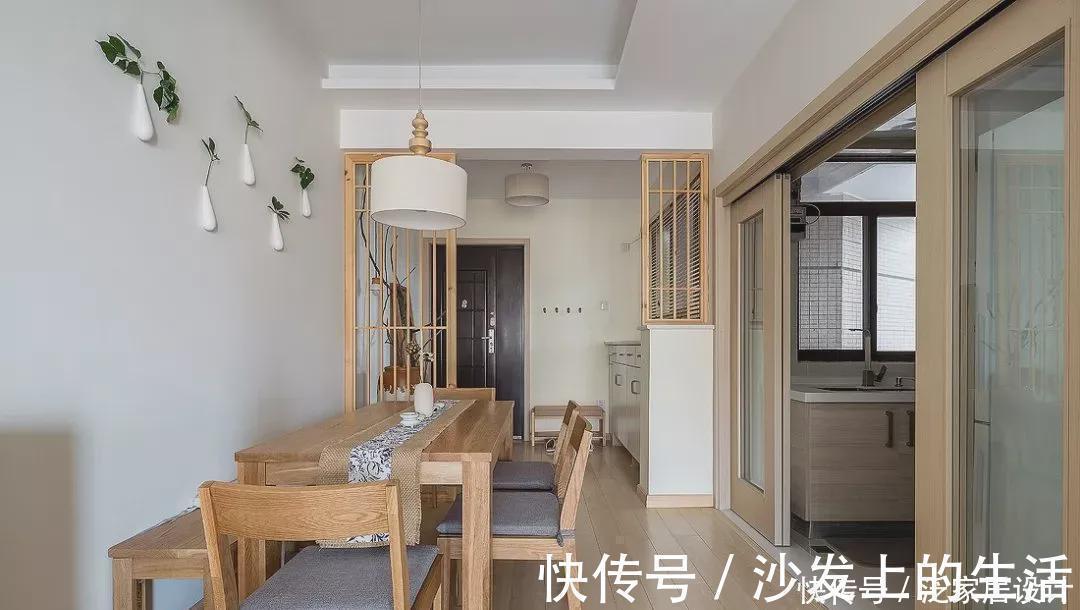 佛系风格|老公把新房装成佛系风格,想不到一进门就惊艳,玄关真有艺术性