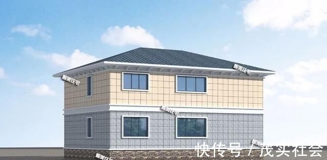 采光|23万建一栋农村两层别墅,5个卧室都朝南,采光好生活质量高