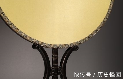 团扇!清代,缂丝云龙纹团扇