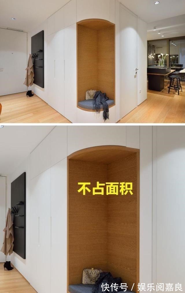 鞋凳|以后打柜子,转角也让木工掏个卡座出来,鸡肋空间利用率大大提高!