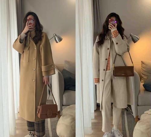 风衣已经不流行了，今年流行外套+裤裙，40岁的女人照着穿就有范?