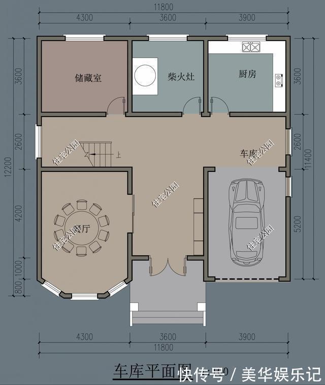 建筑面积|2021年回农村建房，爸妈和我各选了一套图纸，你们看看哪套好