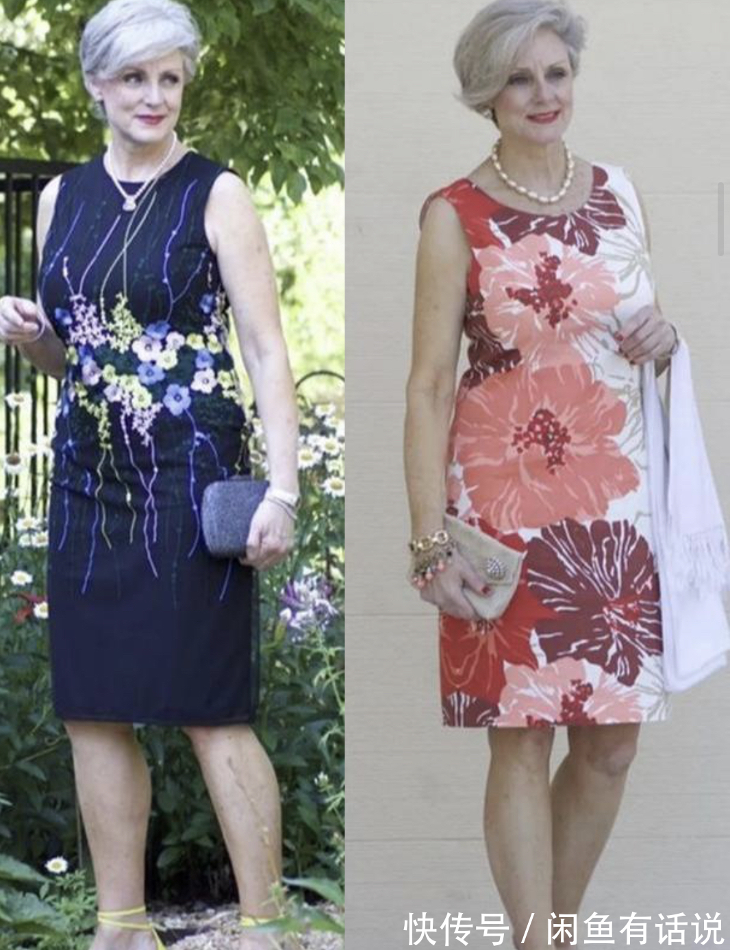 奶奶|年纪大还长得胖!63岁胖奶奶却穿得时髦又有气质,满头白发也优雅