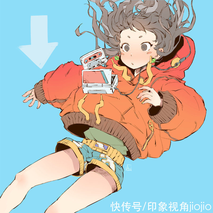 人物插画|街头格斗游戏感的人物插画，画面配色柔和且动态活泼