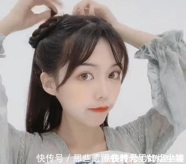 皮筋处 古代发型简单的梳发,学会这4种梳法,温柔优雅仙气十足