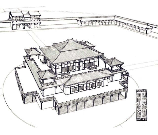 中国古代最高的礼制建筑，使用权专属于皇帝一人，现今已经失传了