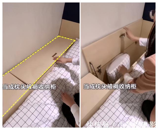 小空间|小户型卧室利用好这个小空间,做成长型薄柜,不仅省空间收纳还强