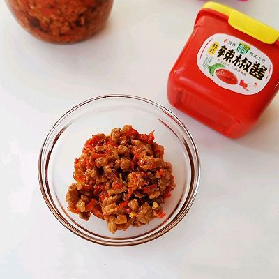 肉丁辣椒拌面酱