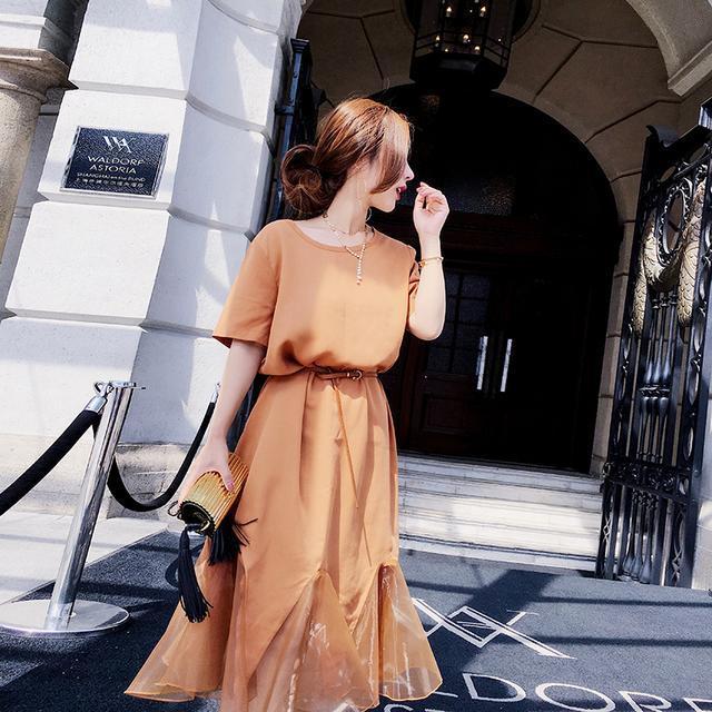 欧根纱|适合OL,通勤穿连衣裙,就是怎么穿怎么好看,怎么拍怎么好看!