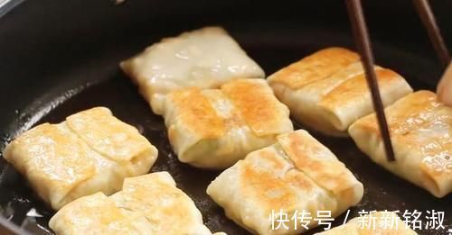 馅料|我家最爱的懒人早餐饼,15分钟就搞定,又香又脆,一次能吃五个