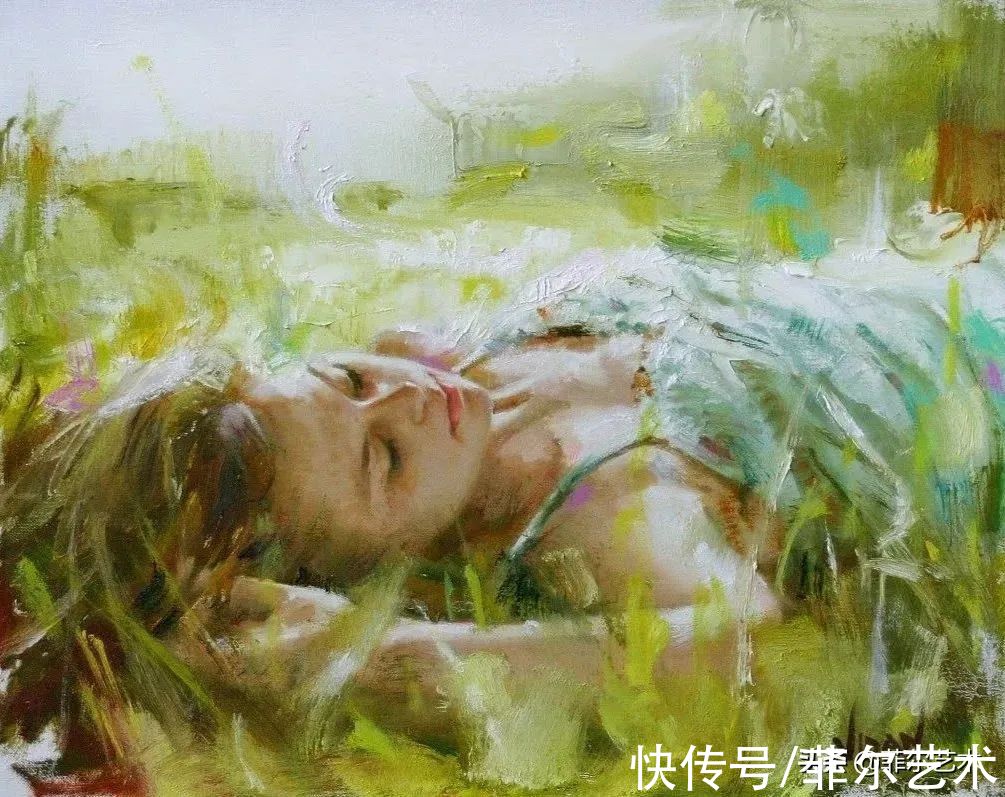 艺术学院|意大利艺术家维丹写实和写意相结合的人体油画，美得如此动人