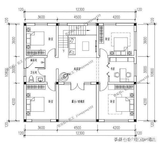 砖混|5款带院子的农村别墅,30年后,我想住在这样的房子里养老
