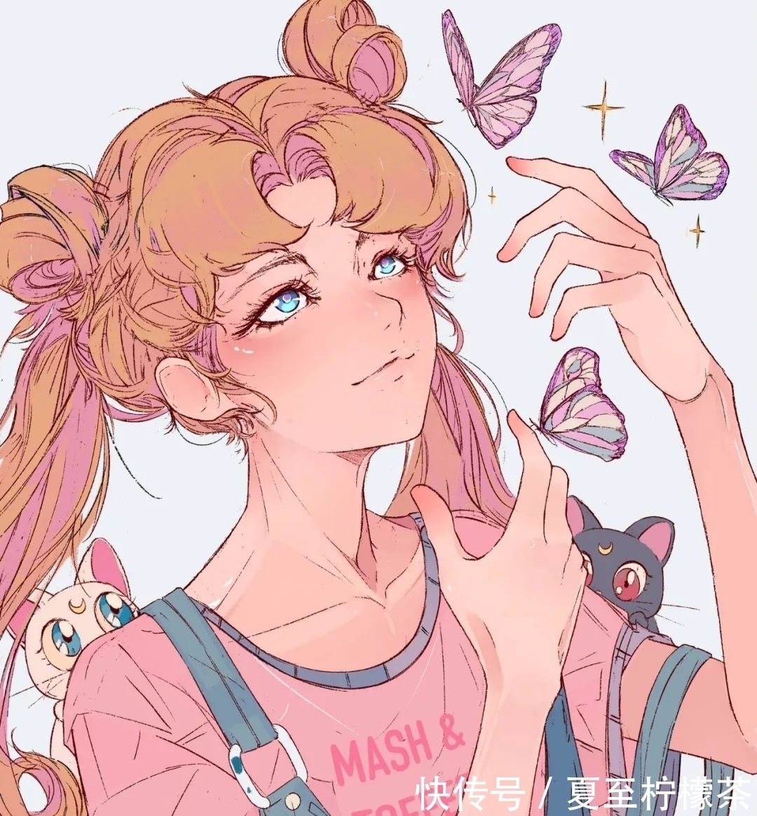 时尚风#插画师EllieMaplefox作品欣赏丨一大波甜酷头像壁纸来袭!