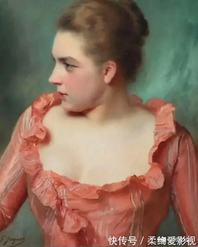 画家#我喜欢赏析姿色丰盈女性形体油画,浅谈西方女画家纯情的青春风采