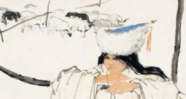 少数民族!20世纪百花齐放,新浙派人物画也展现出了新思想与新题材