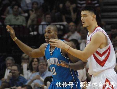 投篮命中率|姚明当年真的打爆霍华德了吗,两个人对位时都打出了什么数据?