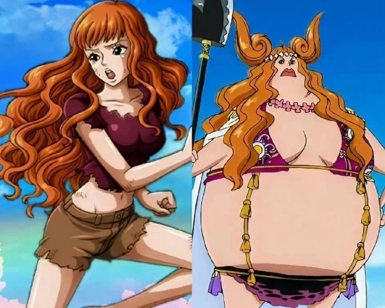 尾田|时间果然是把杀猪刀,海贼王世界里的女性都逃不过岁月的摧残